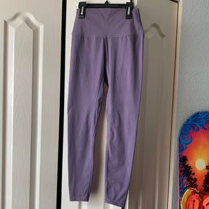 FitAid High-Waisted Leggings- Purple